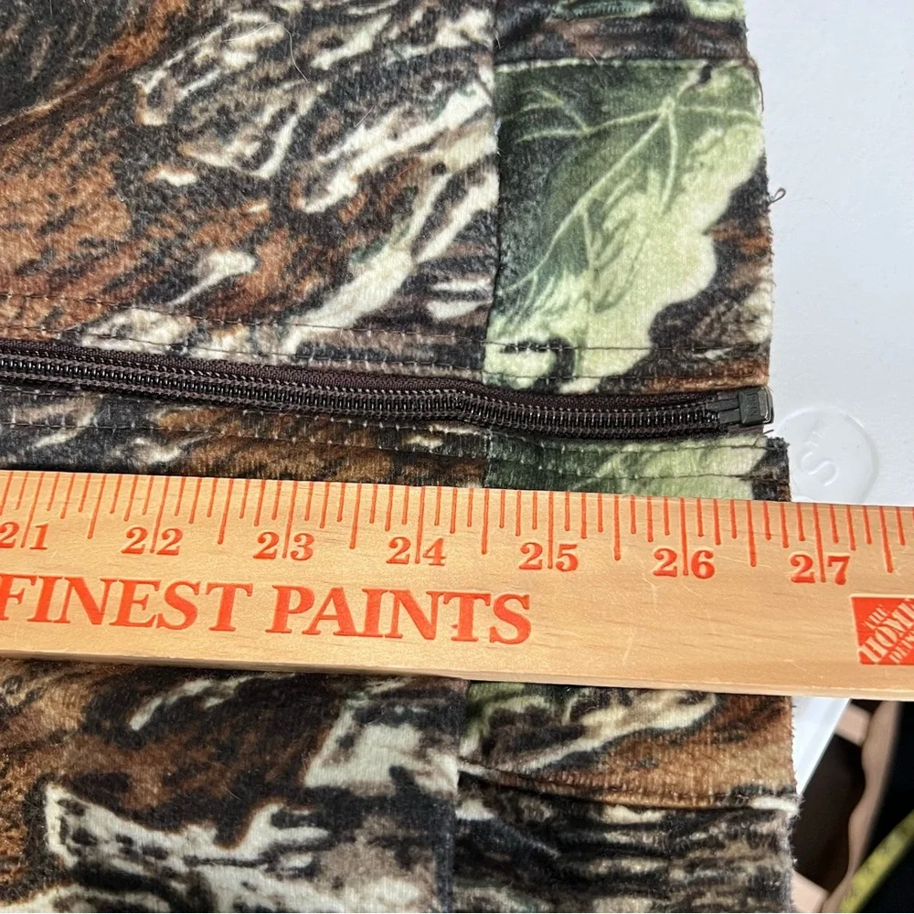 Cabelas Camo Bomber Jacket Men’s Sz XL Quilt Lined Thinsulate Camouflage Hunting